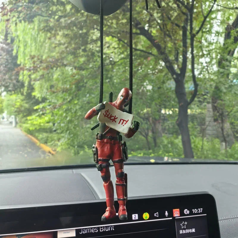 Deadpool no Balanço Decoração para Carro