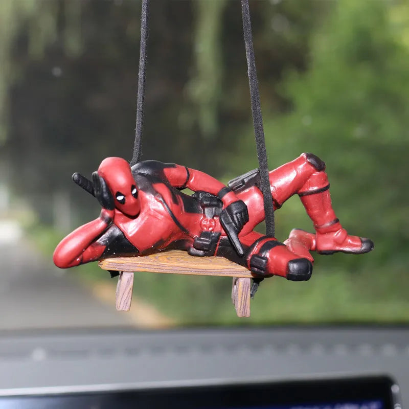 Deadpool no Balanço Decoração para Carro