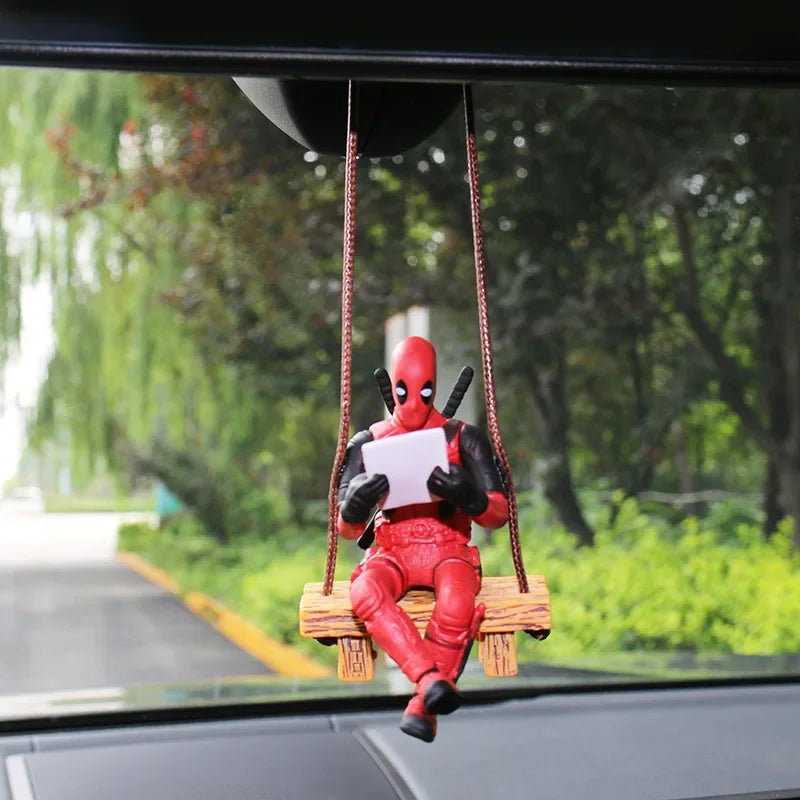 Deadpool no Balanço Decoração para Carro