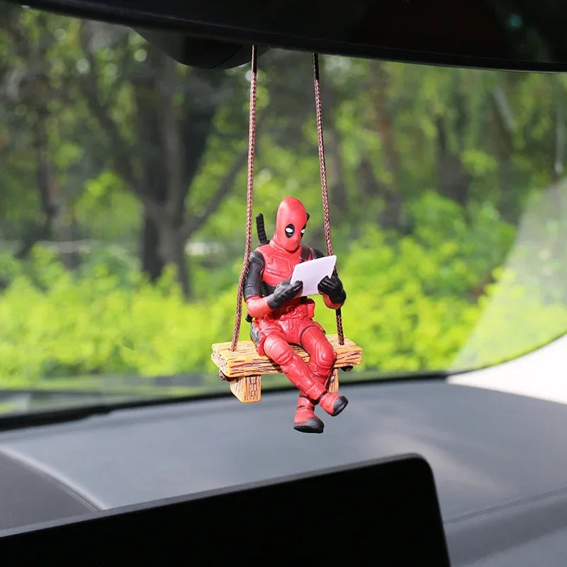Deadpool no Balanço Decoração para Carro